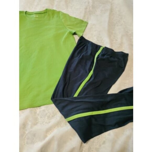 Blair 2 Piece Pajama Set Medium Cotton Polyester Lounge Wear Track - Picture 1 of 11